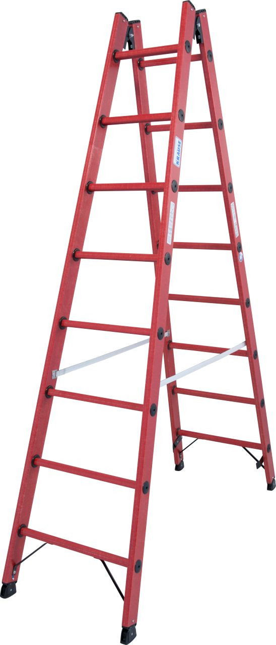Krause Teljesen műanyag, két oldalon járható létra, 2x8 fokos termék fő termékképe
