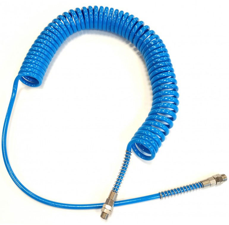 Rectus SPF6510SB075R kalibrált Shore A 98 PU spiráltömlő forgó csavarzattal, kék, 10x6.5x1.75 mm, 7.5 m hosszú termék fő termékképe